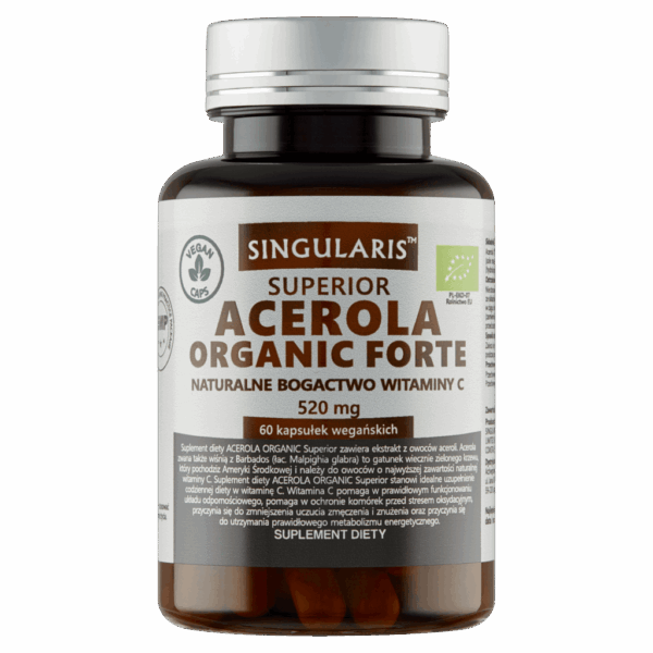 ACEROLA ORGANIC FORTE 520mg - 60 kapsułek wegańskich