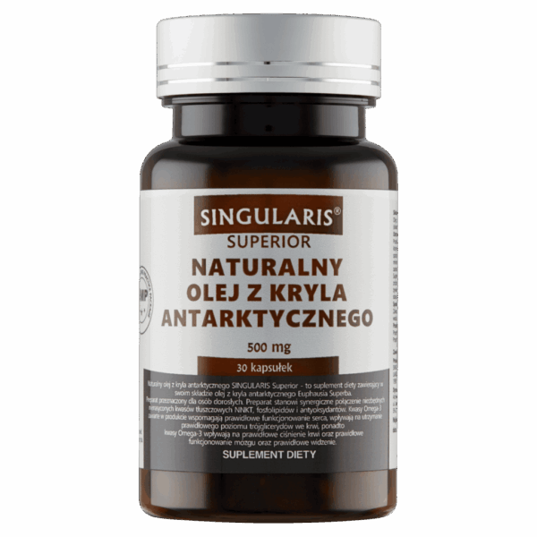 NATURALNY OLEJ Z KRYLA ANTARKTYCZNEGO 500 mg SINGULARIS® SUPERIOR - 30 kapsułek