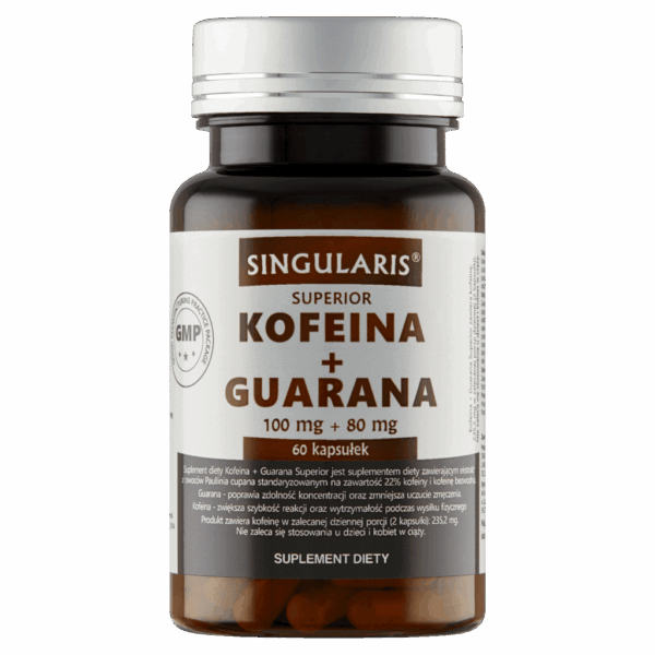 KOFEINA + GUARANA SINGULARIS® SUPERIOR - 60 kapsułek