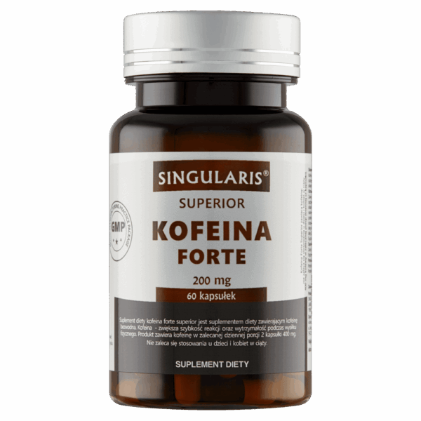 KOFEINA FORTE 200 mg SINGULARIS® SUPERIOR - 60 kapsułek