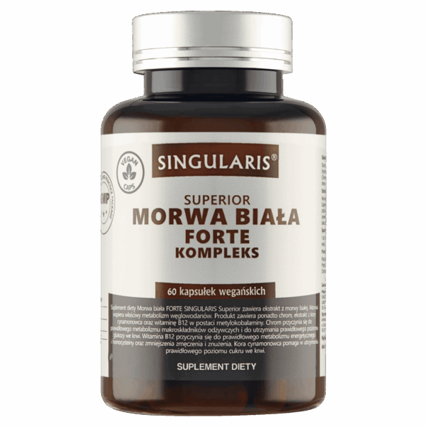 MORWA BIAŁA FORTE KOMPLEKS SINGULARIS® SUPERIOR - 60 kapsułek wegańskich