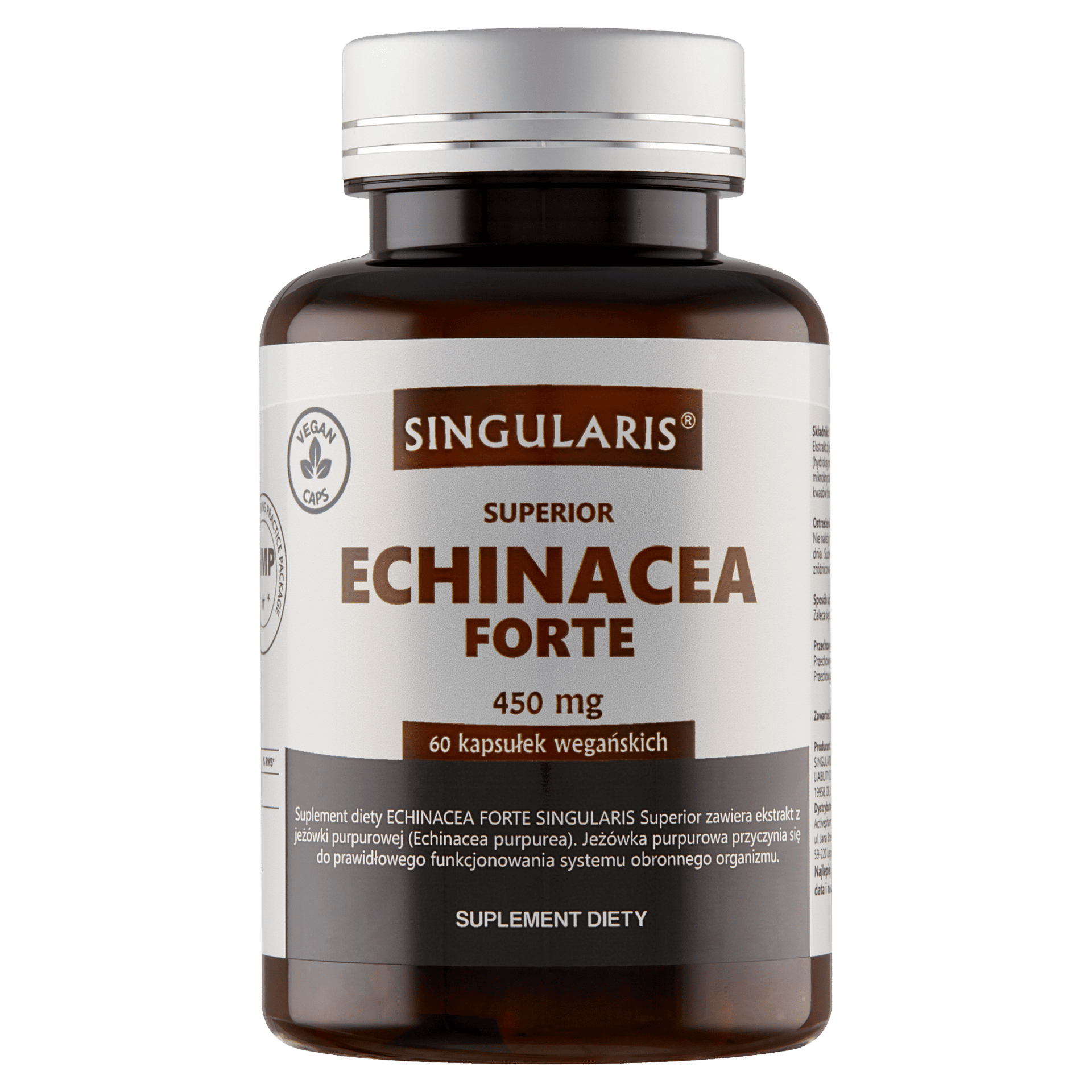 ECHINACEA FORTE 450mg SINGULARIS® SUPERIOR 60 kapsułek wegańskich