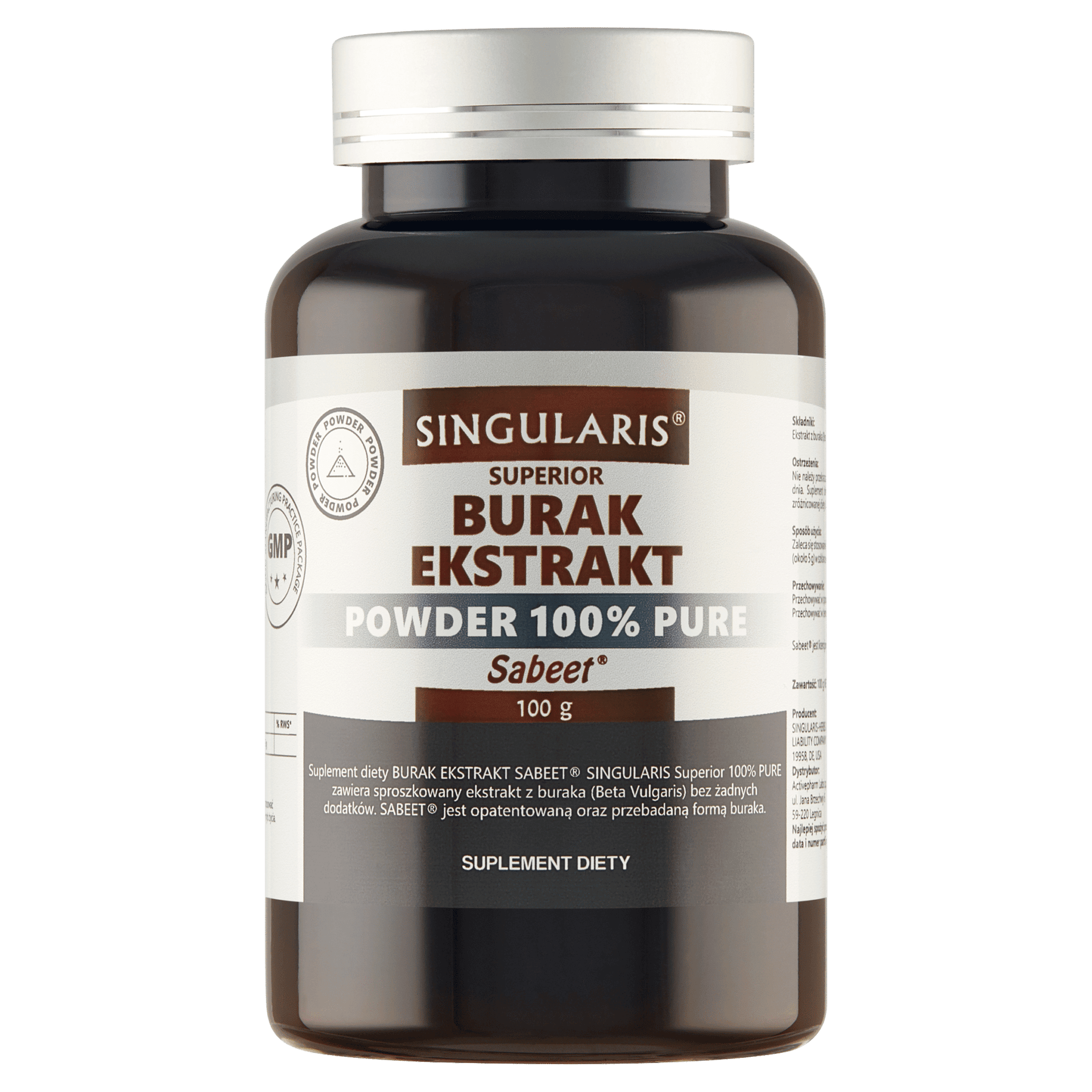 BURAK EKSTRAKT SABEET® POWDER 100% PURE SINGULARIS® SUPERIOR - 100g