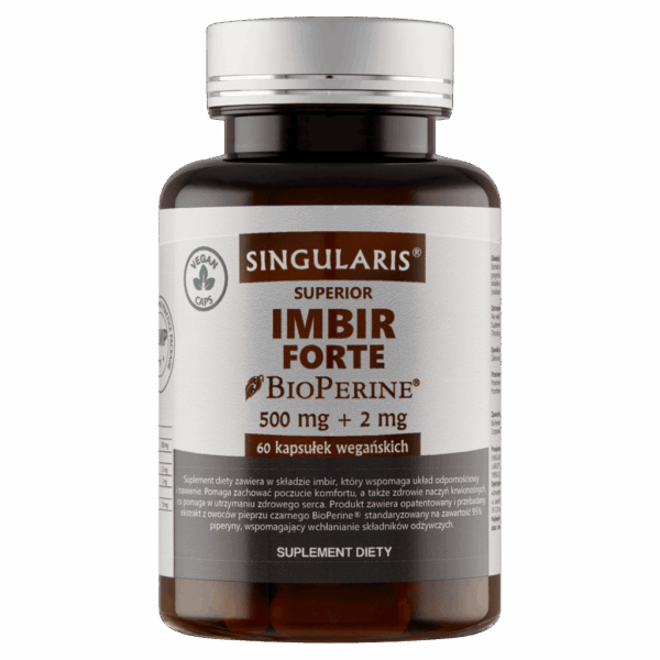 IMBIR FORTE SINGULARIS® SUPERIOR - 60 kapsułek wegańskich