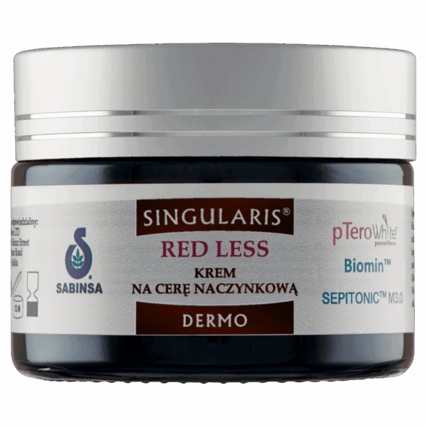 KREM NA CERĘ NACZYNKOWĄ RED LESS SINGULARIS® DERMO 50ML