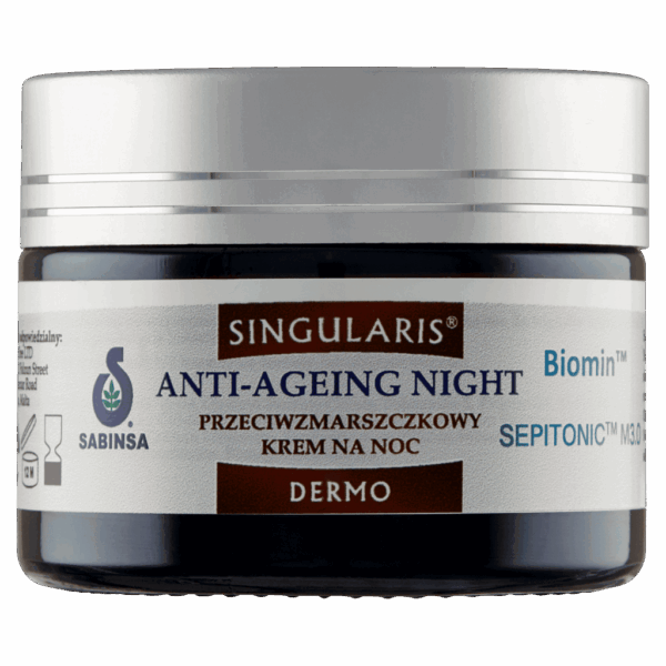 KREM PRZECIWZMARSZCZKOWY NA NOC ANTI-AGEING NIGHT SINGULARIS® DERMO 50ML