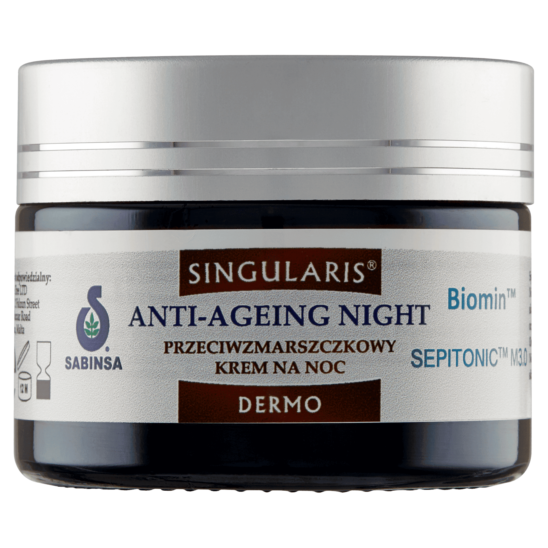 KREM PRZECIWZMARSZCZKOWY NA NOC ANTI-AGEING NIGHT SINGULARIS® DERMO 50ML