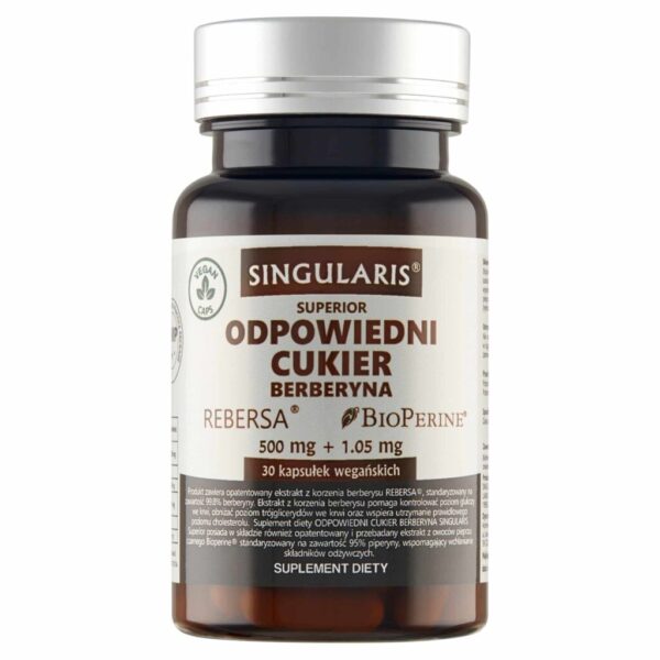 ODPOWIEDNI CUKIER - BERBERYNA - 30 kapsułek