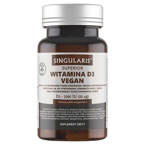 Witamina D3 Vegan 2000 Singularis Superior 120 kaps