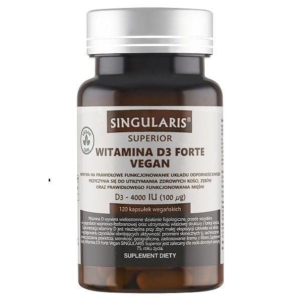 Witamina D3 Forte Vegan 4000 Singularis Superior 120 kaps