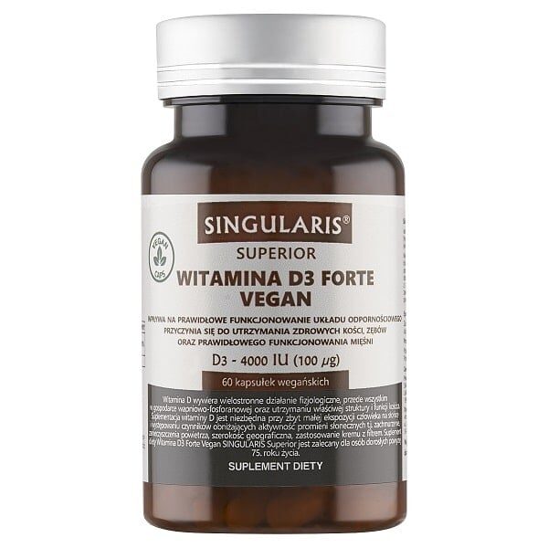 Witamina D3 Forte Vegan 4000 Singularis Superior 60 kaps