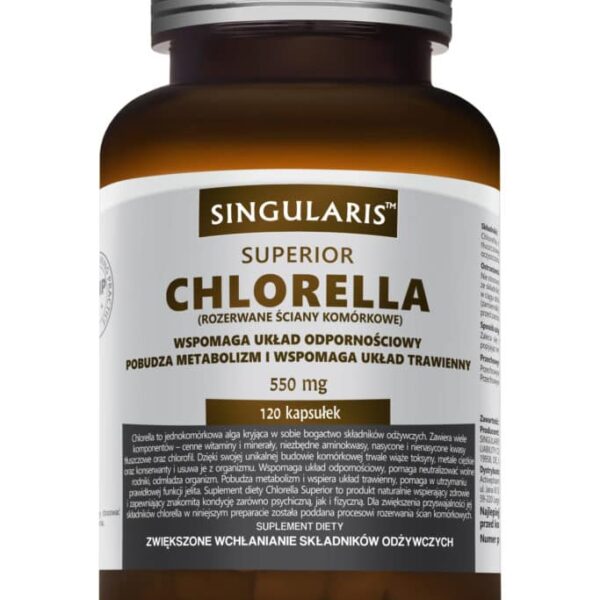 CHLORELLA SUPERIOR 550 mg 120 kaps
