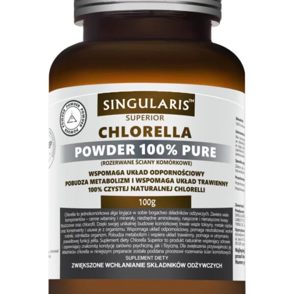 CHLORELLA POWDER 100% PURE 100g SINGLARIS SUPERIOR