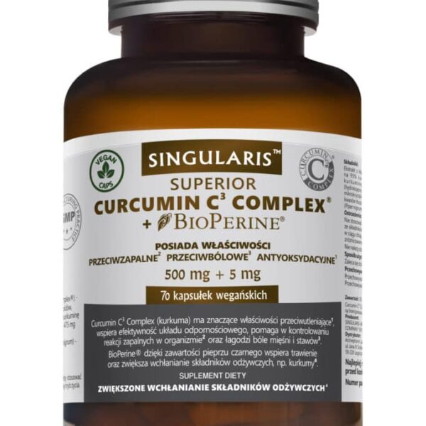 CURCUMIN C3 COMPLEX® + BIOPERINE® (Kurkuma) 70 kaps