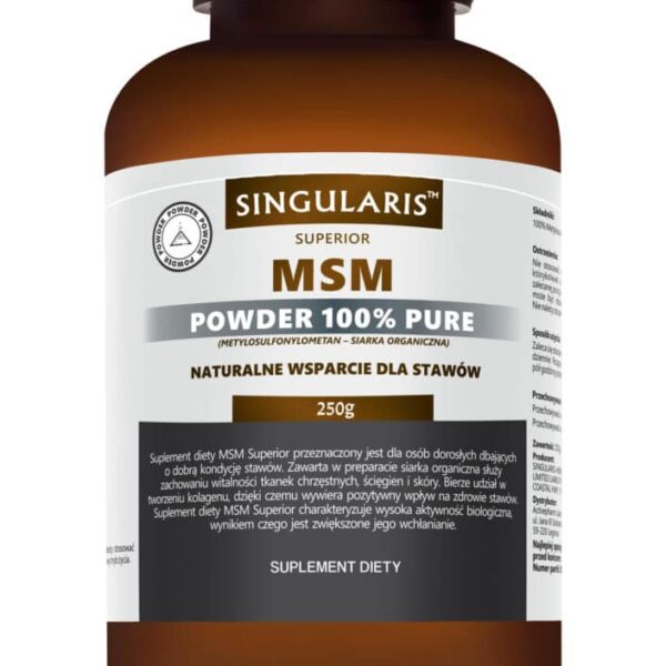 MSM POWDER 100% PURE 250g SINGULARIS SUPERIOR
