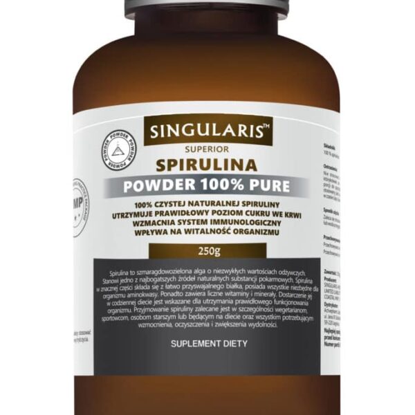 SPIRULINA POWDER 100% PURE 250g SINGULARIS SUPERIOR