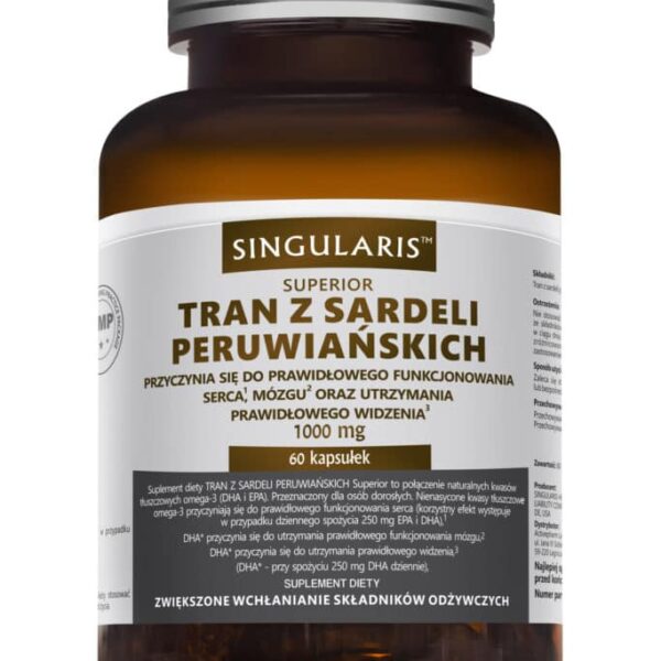 TRAN Z SARDELI PERUWIAŃSKICH SUPERIOR 60 kaps