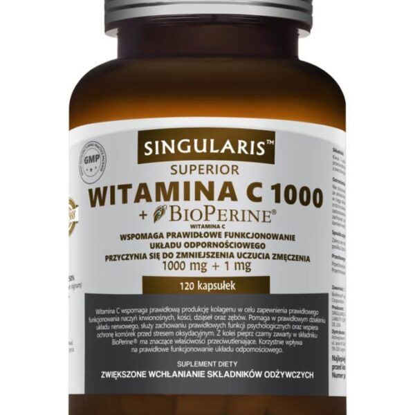 WITAMINA C 1000 + BIOPERINE® SUPERIOR 120 kaps