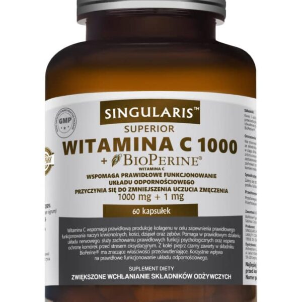WITAMINA C 1000 + BIOPERINE® SUPERIOR 60 kaps