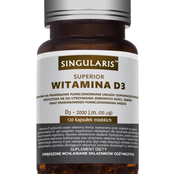 WITAMINA D3 2000 IU SUPERIOR 120 kaps