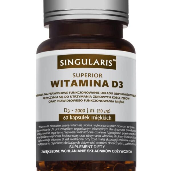 WITAMINA D3 2000 IU SUPERIOR 60 kaps