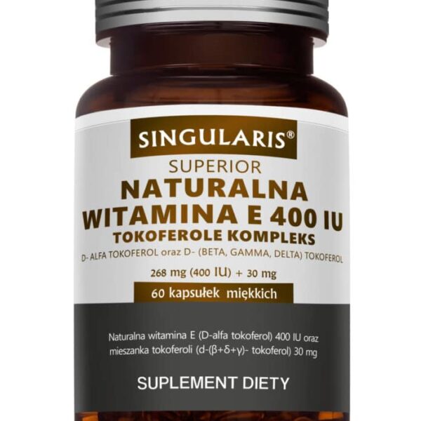NATURALNA WITAMINA E 400 IU 60 kaps