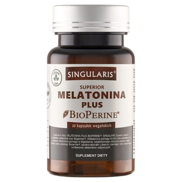 MELATONINA PLUS SINGULARIS Superior 30 kapsułek wegańskich